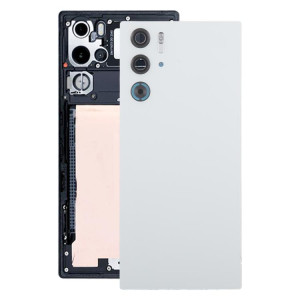 Coque arrière en verre d'origine pour ZTE Nubia RedMagic 9S Pro / 9S Pro+ avec cache d'objectif d'appareil photo (blanc) SH93WL756-20