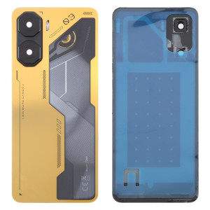 Cache arrière de batterie en plastique pour ZTE Nubia Neo 3 avec cache d'objectif d'appareil photo (doré) SH96JL1597-20