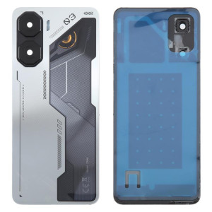 Cache arrière de batterie en plastique pour ZTE Nubia Neo 3 avec cache d'objectif d'appareil photo (argent) SH96SL444-20