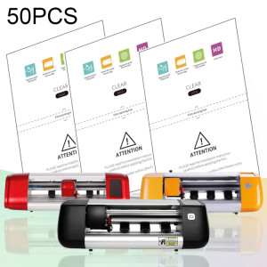 50 PCS F0001 HD TPU Soft Film Fournitures pour Protector Cutter SH005660-20