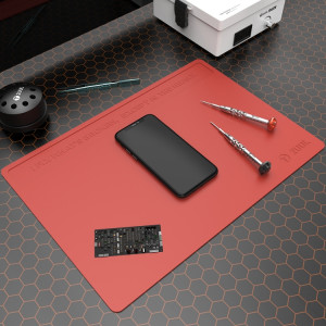 Tapis de silicone résistant à la chaleur 2UUUL (rouge) S2512R1333-20