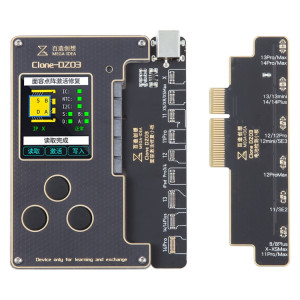 MEGA-IDEA Clone DZ03 Programmeur matriciel d'activation de batterie et d'identification de visage pour iPhone 8-14 Pro Max, prise : US SH648B1622-20