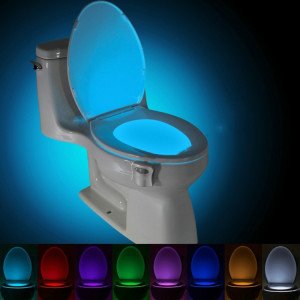 Veilleuse de toilette activée par mouvement, salle de bains de salle de bains de lumière de toilette à LED SH0751940-20