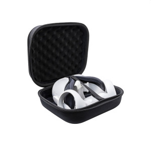 Convient pour Oculus Quest 2 tout-en-un VR boîte de rangement de lunettes boîte de rangement EVA sac antichoc sac portable étui à lunettes SH10001880-20