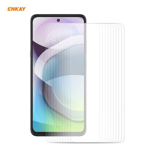 Pour Motorola Moto G 5G 10 PCS ENKAY Hat-Prince 0.26mm 9H 2.5D Film en verre trempé à bord incurvé SE31051761-20
