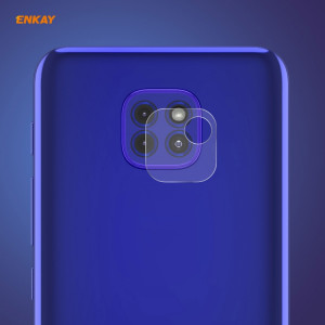Pour Motorola G9 / G9 Play ENKAY Hat-Prince 0.2mm 9H 2.15D bord rond lentille de caméra arrière Film en verre trempé SE3603481-20