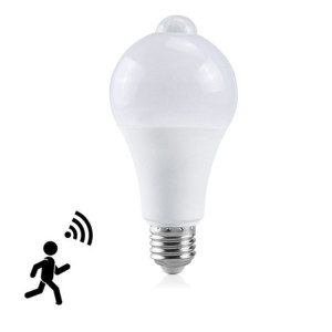 Lumière LED Capteur de mouvement étanche Capteur infrarouge E27 Ampoule de capteur LED Lumière blanche SH40701451-20