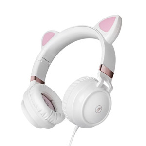 P28 Cat Eart Releure de casque câblé stéréo casque avec microphone SH44341961-20
