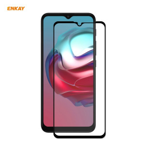 Pour Motorola Moto G10 / G20 / G30 Enkay Hat-Prince Colle complète 0.26mm 9H 2.5D Verre trempé Film de couverture complète SE2801100-20