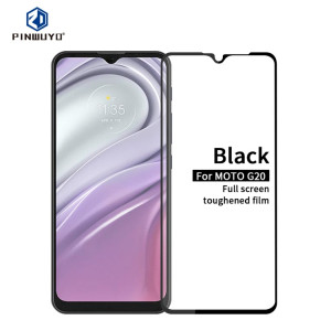 Pour Motorola Moto G20 Pinwuyo 9h 2.5D Film de verre trempé en plein écran (noir) SP904A1887-20