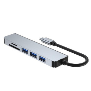 6 sur 1 type C à 3 x ports USB + SD / TF + station d'accueil HDMI SH5171536-20