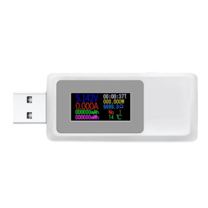 KEWEISI KWS-MX19 Testeur USB DC 4V-30V 0-5A Détecteur de tension de courant (blanc) SH001B879-20