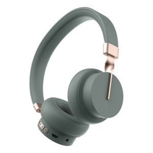 P3 Wireless 5.0 Super Bass HIFI Casque de jeu stéréo avec microphone, support TF / FM / AUX (vert) SH101A1827-20