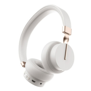 Casque de jeux stéréo stéréo HIFI sans fil P3 SANS Wireless 5.0 avec microphone, support TF / FM / AUX (blanc) SH101C1773-20