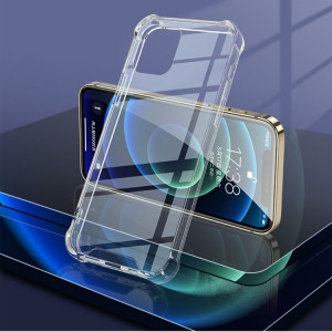 Quatre coins Airbag TPU + TPU + acrylique pour iPhone 13 Mini (transparent) SH804A88-20
