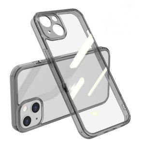 Verre trempé transparent élevé + TPU Case antichoc pour iPhone 13 (Noir) SH603A786-20
