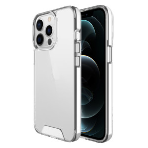 High Transparent acrylique + TPU Case antichoc pour iPhone 13 (transparent) SH703A322-20