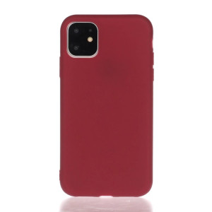 Étui de téléphone TPU TPU givré de couleur unie Foriphone 13 Pro (vin rouge) SH102G1679-20