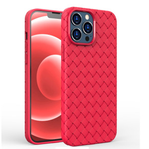 Coque TPU antichoc de couverture totale pour iPhone 13 Pro Max (rouge) SH001A317-20