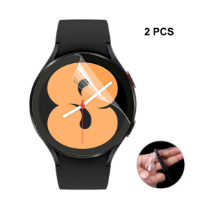 2 PCS For Samsung Galaxy Watch4 44mm ENKAY Hat-Prince Full Screen Coverage Without Warping Edge TPU Soft Film SE2102437-20