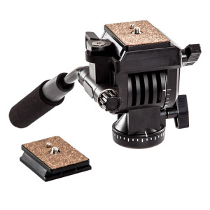 YUNTENG YT-950 TÊTE DE TRIPODE DE TRIPOD HEUVE HEUVE AVEC LA PLAQUE DE MONTAGE RAPIDE SH6880861-20