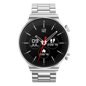 N58 IP67 1,28 pouce Touch Color Smart montre intelligente (argent en acier inoxydable) SH001A1169-20