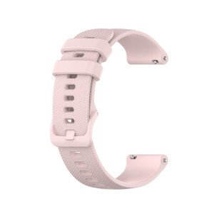 Pour Ticwatch Pro X Checkered Silicone Watch Band (rose) SH301G272-20