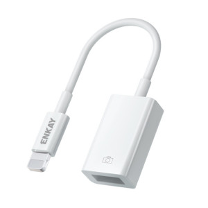 ENKAY ENK-AT108 8 broches vers USB 3.0 OTG Adapter Data Cable pour iPhone / iPad SE8454910-20