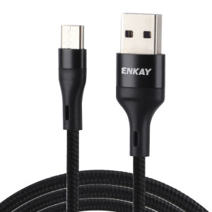 ENKAY ENK-CB119 1M USB 3.0 à USB-C / TYPE-C 5A Câble de données de synchronisation de chargement rapide (noir) SE001B819-20