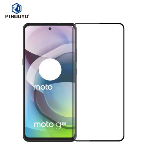 Film de verre trempé plein écran pour Motorola Moto E32 PINWUYO 9H 2.5D (noir) SP202A479-20