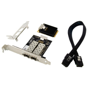 Carte réseau serveur SFP fibre optique Gigabit à double interface MiniPCI-E ST7243 SH963358-20