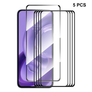 Pour Motorola Edge 30 Neo 5 pièces ENKAY colle complète 0.26mm 9H 2.5D verre trempé Film complet SE1003182-20