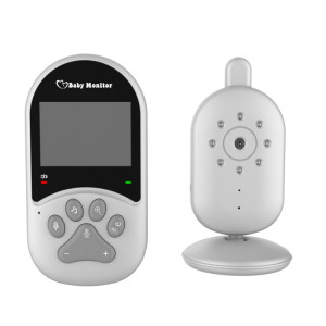 660 Moniteur bébé à écran LCD 2,4 pouces, conversation bidirectionnelle, alarme de température sonore Lecture de musique berceuse sans fil SH9917290-20