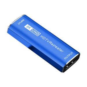JUNSUNMAY 8K 30m Adaptateur HDMI Amplificateur de Signal Répéteur HDMI Extender (Bleu) SJ901A919-20