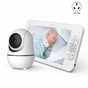 SM70PTZ 7 pouces écran 2.4GHz moniteur numérique sans fil pour bébé, vision nocturne automatique/interphone vocal bidirectionnel (prise AU) SH301D898-20