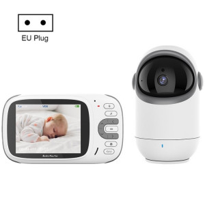 VB802 Caméra rotative vidéo numérique sans fil pour moniteur bébé 3,2 pouces (prise UE) SH801B1812-20