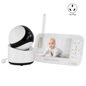 DY55A berceuses intégrées vidéo babyphone 5 pouces écran numérique sans fil bébé moniteur caméra (prise AU) SH901D1364-20
