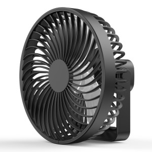 Ventilateur de camping portable rechargeable multifonctionnel à LED (noir) SH901A1530-20
