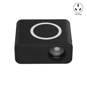YT300 Accueil Multimédia Mini Projecteur À Distance Support Téléphone Portable (prise AU Noir) SH701H1709-20