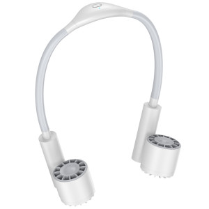 Ventilateur de sport paresseux à double tête Turbine à longue durée de vie (blanc) SH901B1821-20