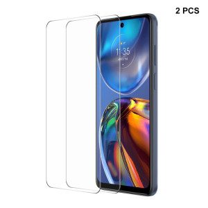 Pour Motorola Moto E32 2 pièces ENKAY 0.26mm 9H 2.5D haute Film de verre trempé aluminium-silicium SE5501540-20