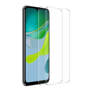 Pour Motorola Moto E13 2 pièces ENKAY 0.26mm 9H 2.5D haute Film de verre trempé aluminium-silicium SE550885-20
