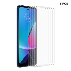 Pour Motorola Moto G Play 2023 5 pièces ENKAY 0.26mm 9H 2.5D haute Film de verre trempé aluminium-silicium SE56031028-20