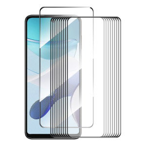 Pour Motorola Moto G73/G Power 2023 10 pièces ENKAY Film de verre trempé haute aluminium-silicium SE2301118-20