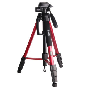 JMARY KP2264 Trépied portable détachable pour téléphone portable SLR Support en alliage d'aluminium (rouge) SJ801B1821-20