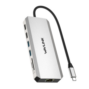 Wavlink UMD303 Adaptateur multiport HDMI 4K HUB USB-C Station d'accueil pour ordinateur portable triple moniteur 12-en-1 SW32361047-20