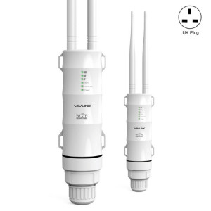 WAVLINK WN570HA1 Extension de routeur de portée WiFi extérieure résistante aux intempéries 2,4 + 5 GHz 600 Mbps, prise: prise britannique SW15031049-20