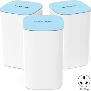 WAVLINK WN551K3 3 pièces AC3000 WiFi répéteur sans fil antenne intégrée routeur sans fil maille tri-bande, prise: prise AU SW60041766-20