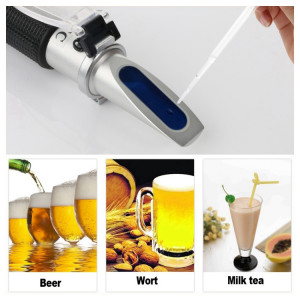 RZ120 réfractomètre bière Brix moût sucre alcool gravité spécifique mesure de la salinité outil portatif compteur de gravité spécifique SH23491442-20