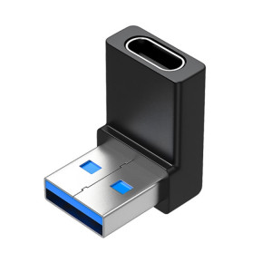 1 pièces ENKAY convertisseur adaptateur USB 3.0 mâle à type-c femelle à Angle droit de 90 degrés SE56011665-20